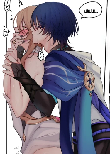 Странник и Люмин или хентай от elpheltel